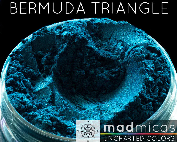 Bermuda Triangle Deep Turqouise Blue Mica