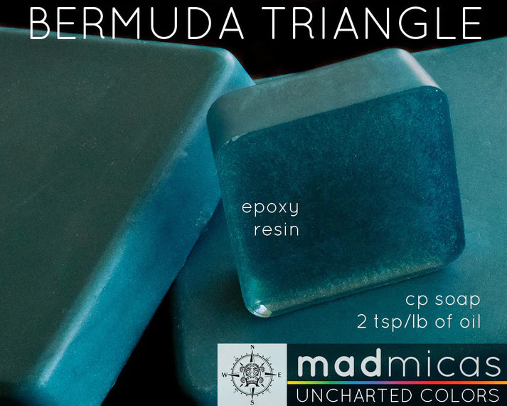 Bermuda Triangle Deep Turqouise Blue Mica