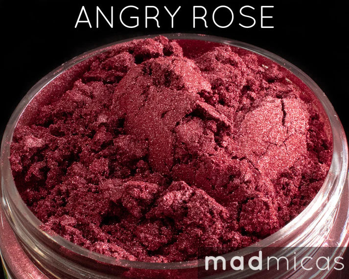 Angry Rose Red Pink Mica