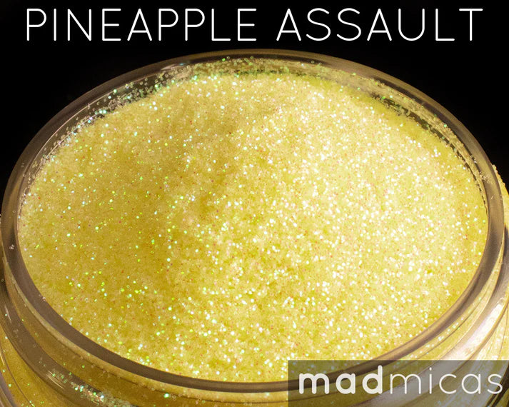 Pineapple Assault Yellow Glitter