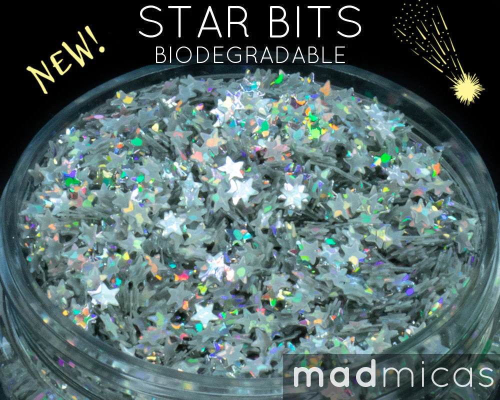 Star Bits Biodegradeable Holographic Glitter