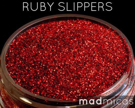 Ruby Slippers Red Glitter