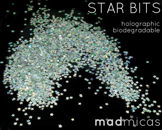 Star Bits Biodegradeable Holographic Glitter